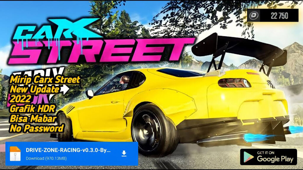 CarX Street Mod Apk + OBB Unlimited Money for PC/Android 2023